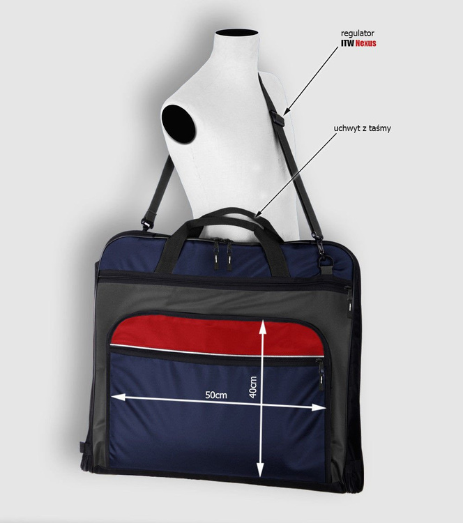 Torba pokrowiec na garnitur