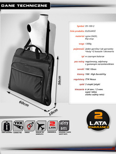 Torba pokrowiec na garnitur