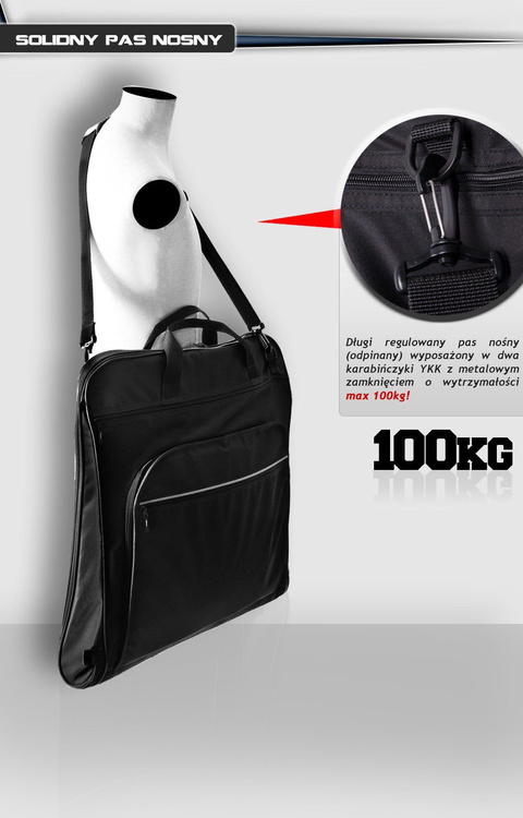 Torba pokrowiec na garnitur