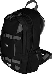 Plecak miejsko szkolny z miejscem na deskę i kieszenią na laptop Trip - grafitowy