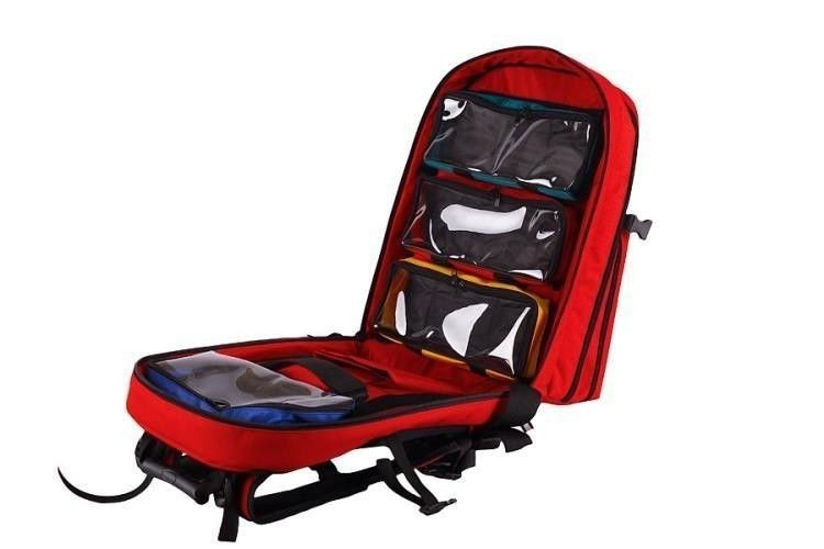 Plecak ratowniczy ampularium (196 ampułek) 56l TRM-57 - czerwony