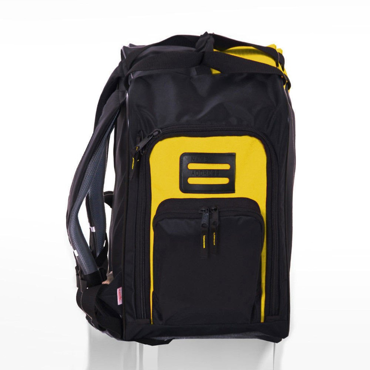 Torba plecak narciarski na buty i kask Ski żółta