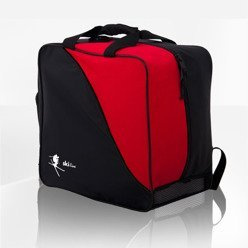 Torba plecak narciarski na buty i kask Ski czerwony